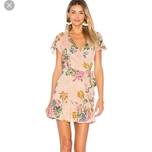 Auguste x Revolve Havana Nights Wrap Mini Dress